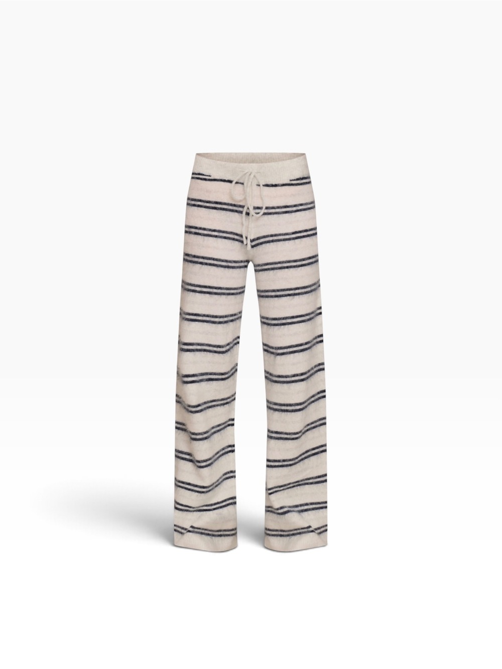 Cozy Striped Knit Lounge Pants -